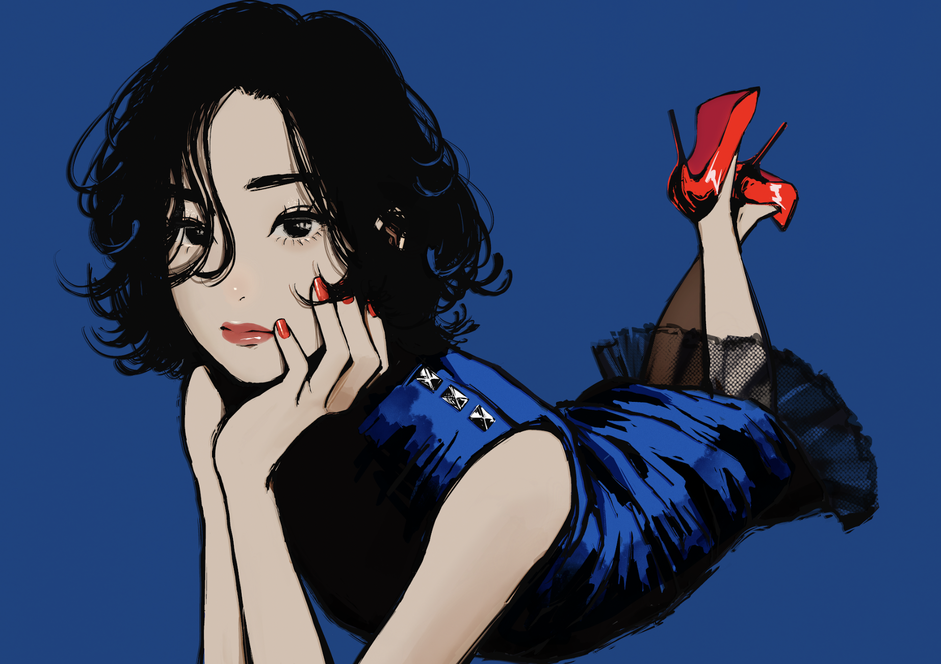 ［現代美術］Effect girl 現代美術］Effect girl