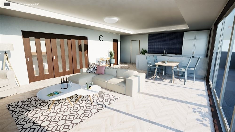 【高画質レンダリング】マンションモード（内観）