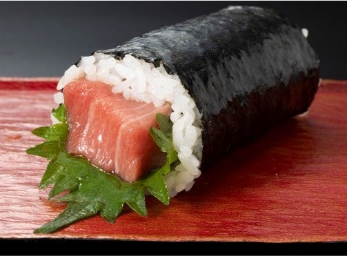 国産本まぐろ中とろ巻¥1,800（税込）