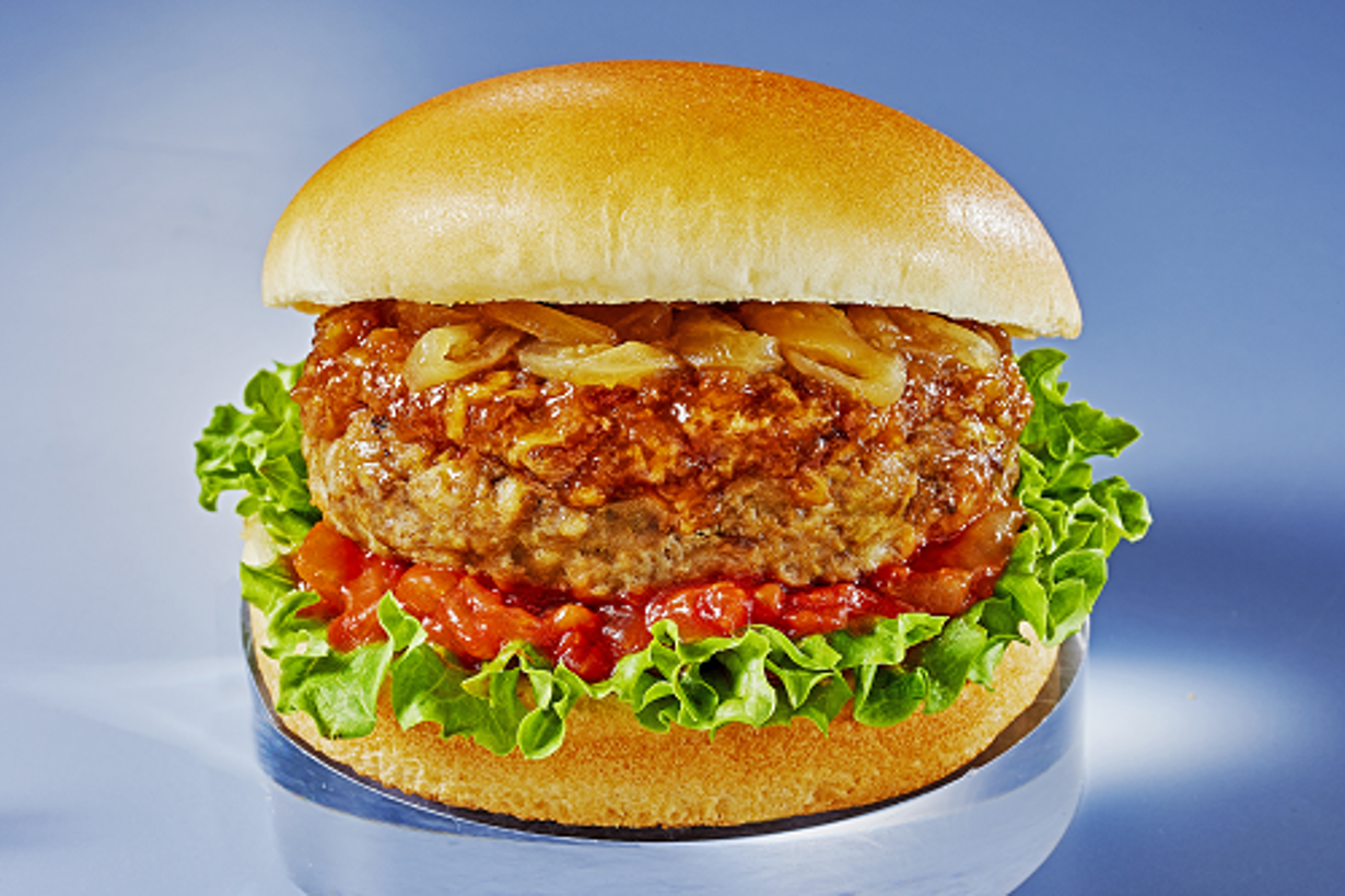 肉厚食感の宮だれバーガー