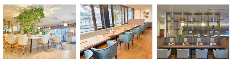 店内内観_左から憩いの樹エリア、離島エリア、大地エリア