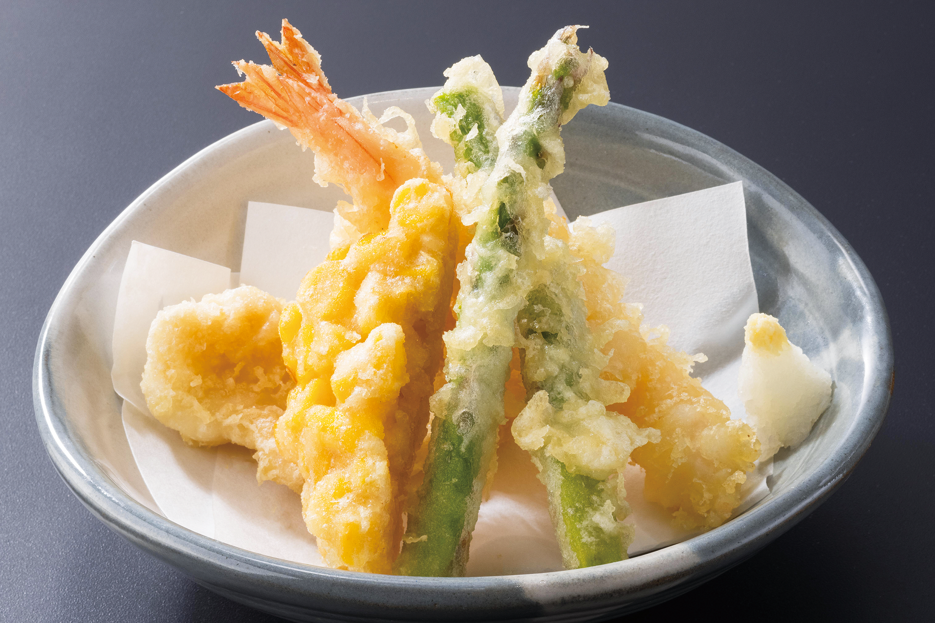 初夏の天ぷら盛り合わせ