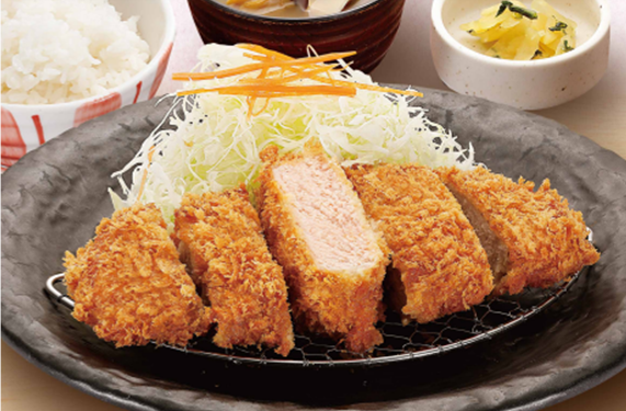 「赤城山麓豚」厚切りとんかつ定食