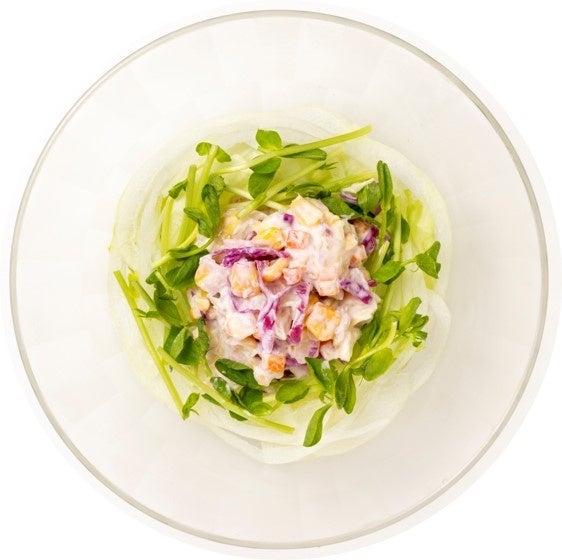 コールスローのサラダ