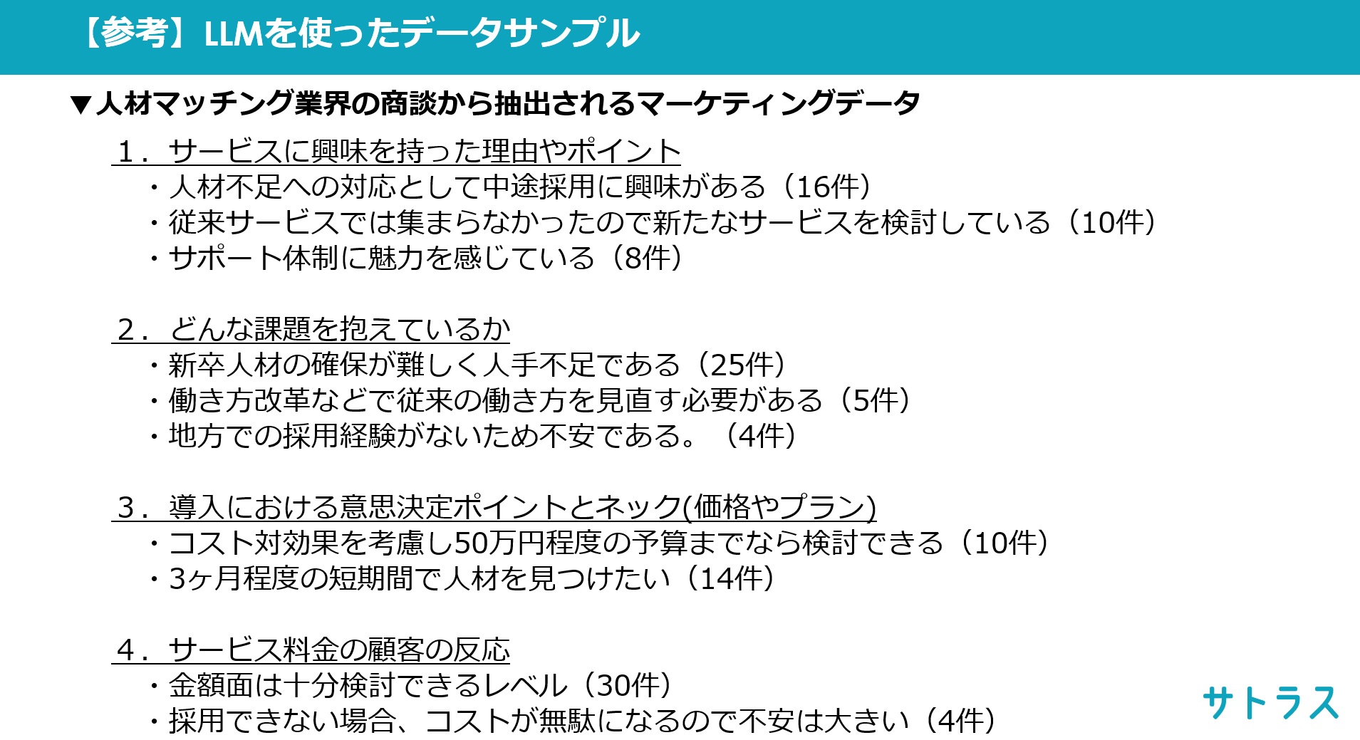 分析レポートサンプル