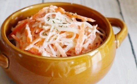 にんじんと春雨のマヨポンサラダ