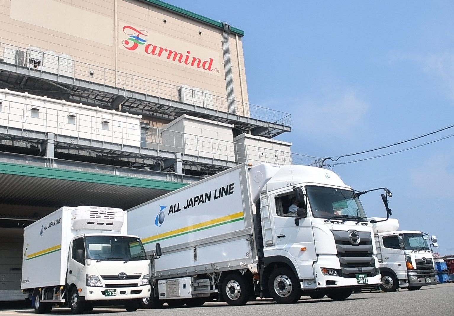 青果の陸送を担うグループ会社の全日本ラインとともに、コールドチェーンネットワークを構築