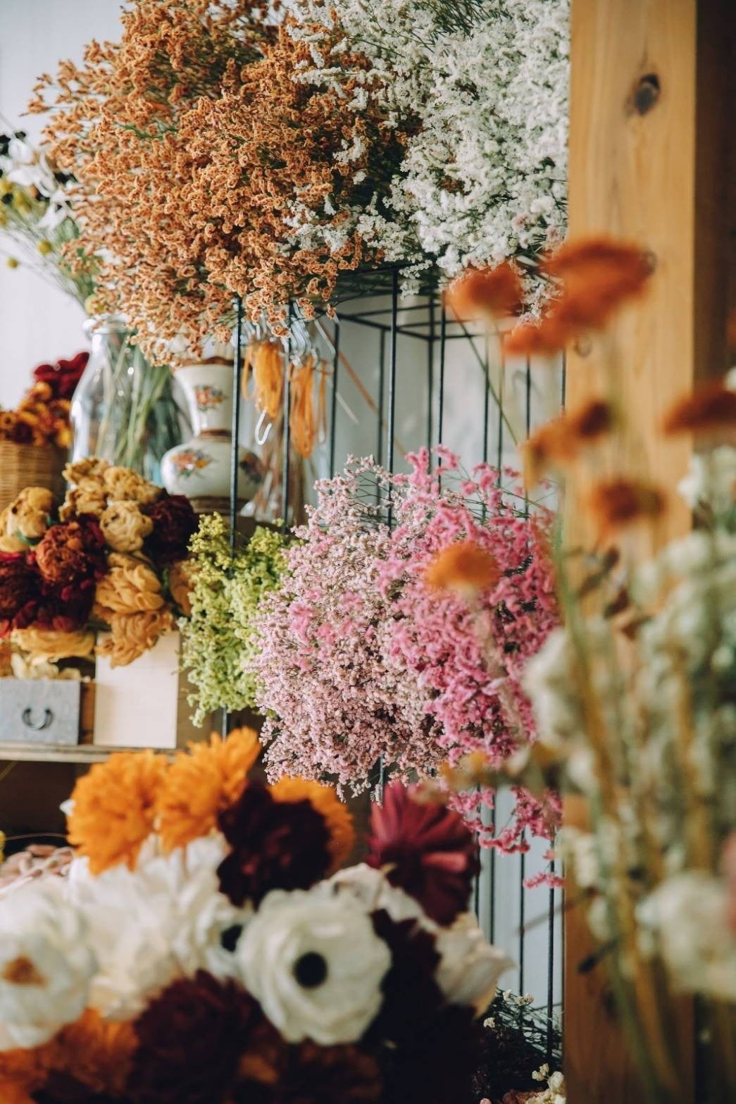 色とりどりのお花がたくさん