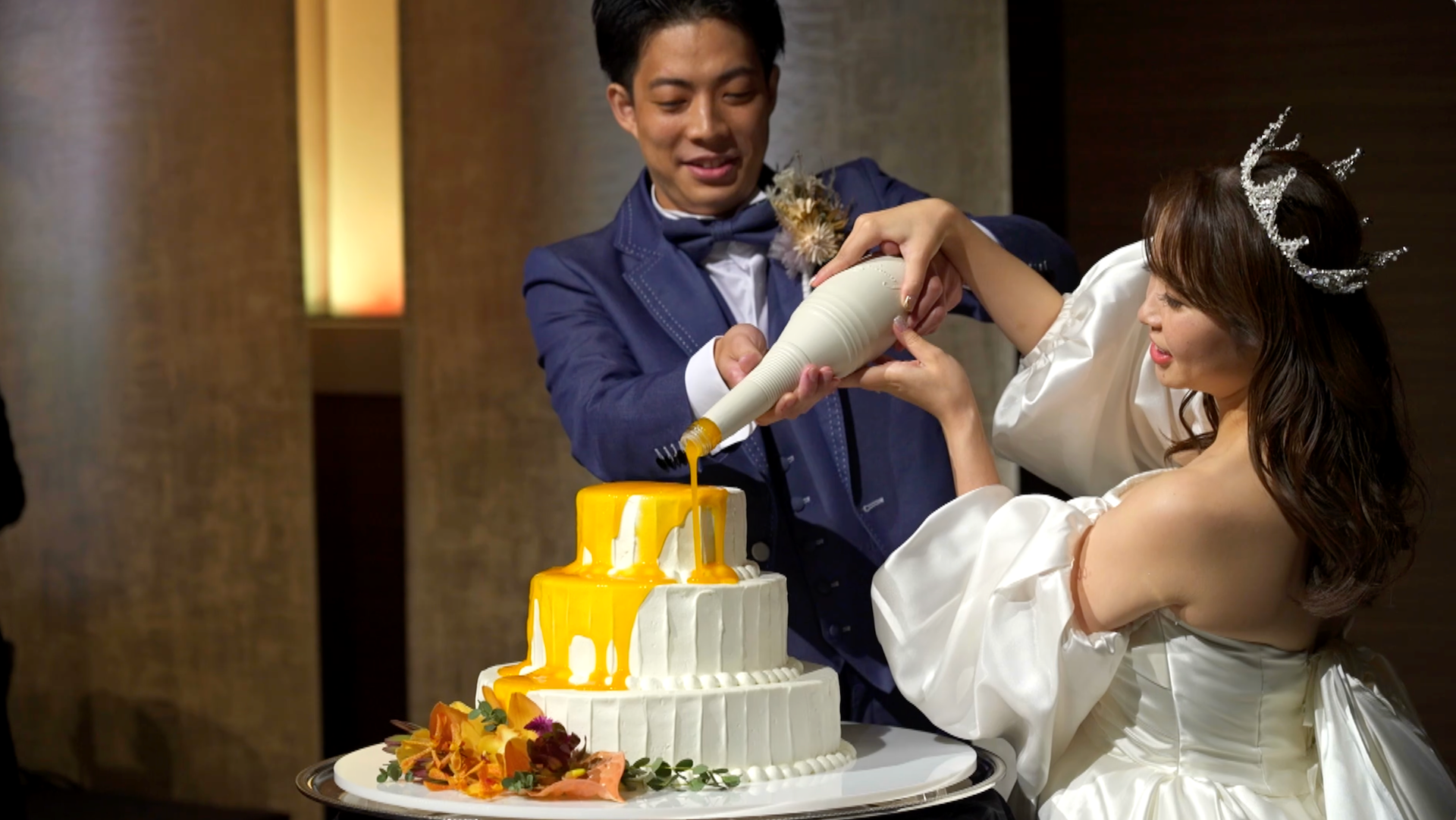 記録ビデオ映像からのスクリーンショット画像