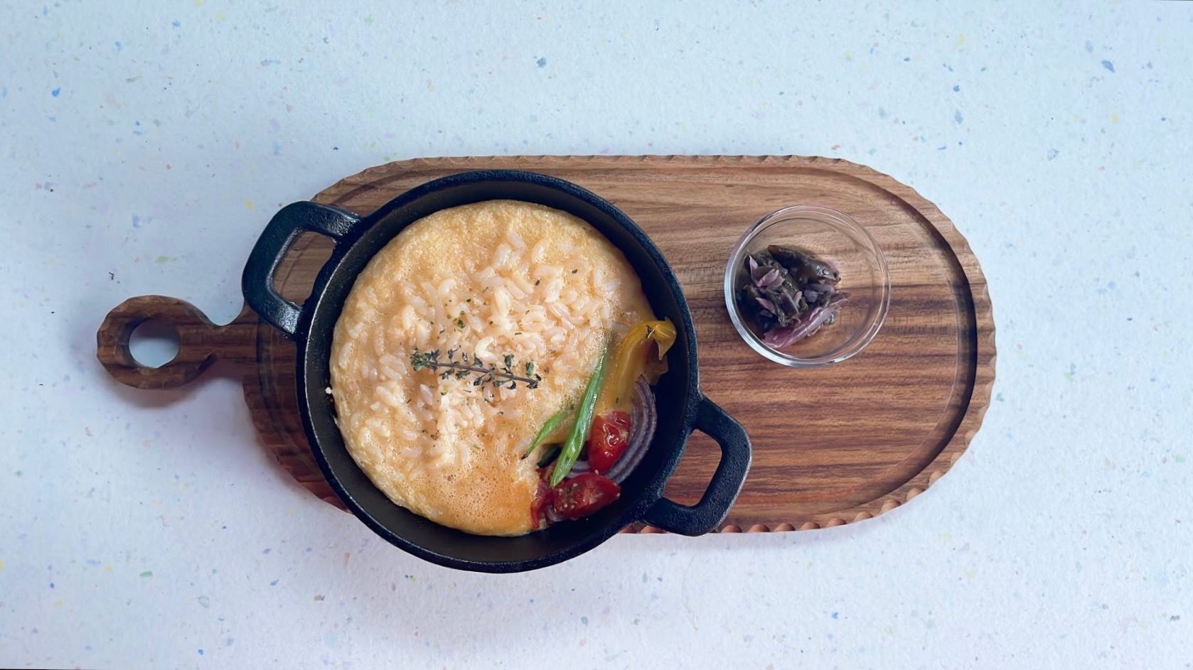 TKG（卵かけご飯）スキレット