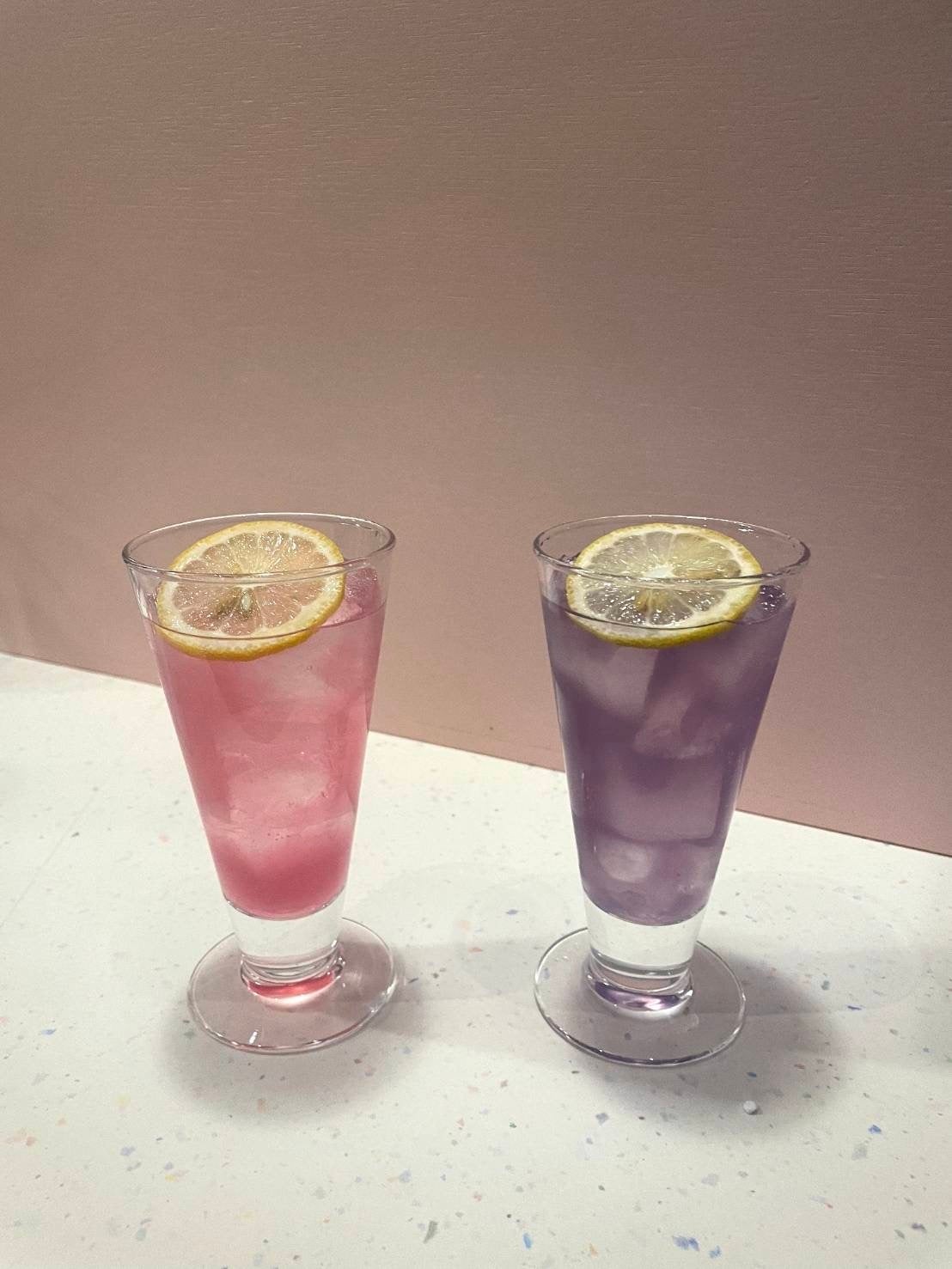 ボタニカルカクテル（ディタベースのチャイナピンク & チャイナパープル）