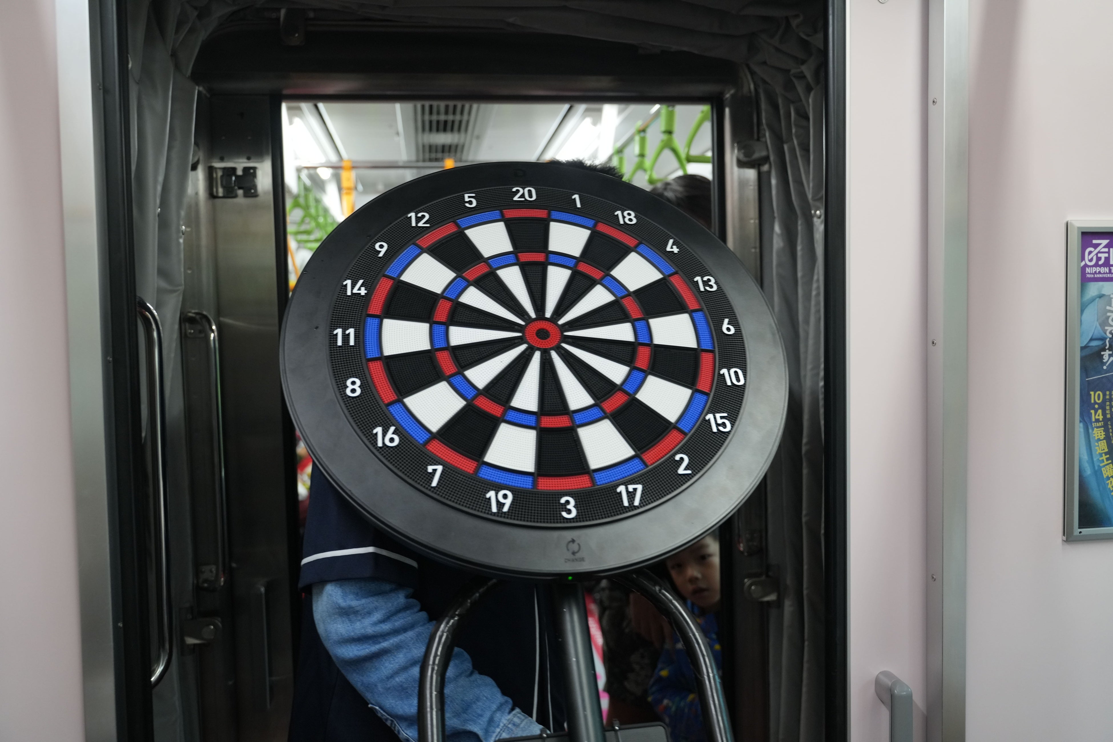 車両を移動するダーツボード