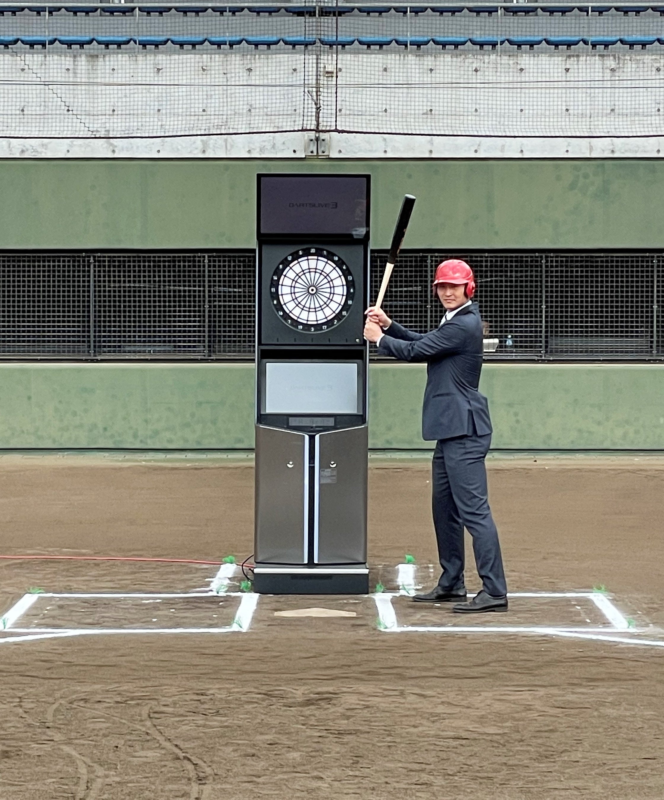 マウンドに立つ中川智裕選手