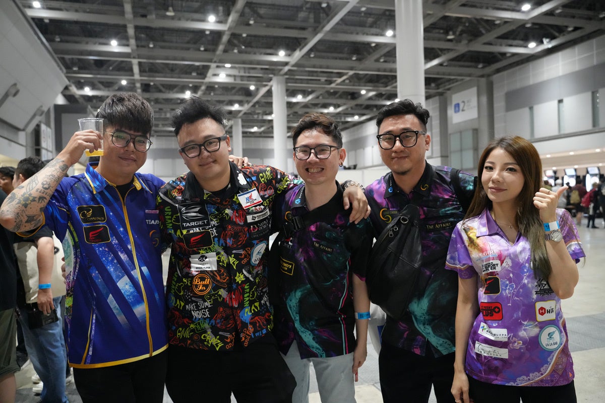 アジアの選手たちも集合