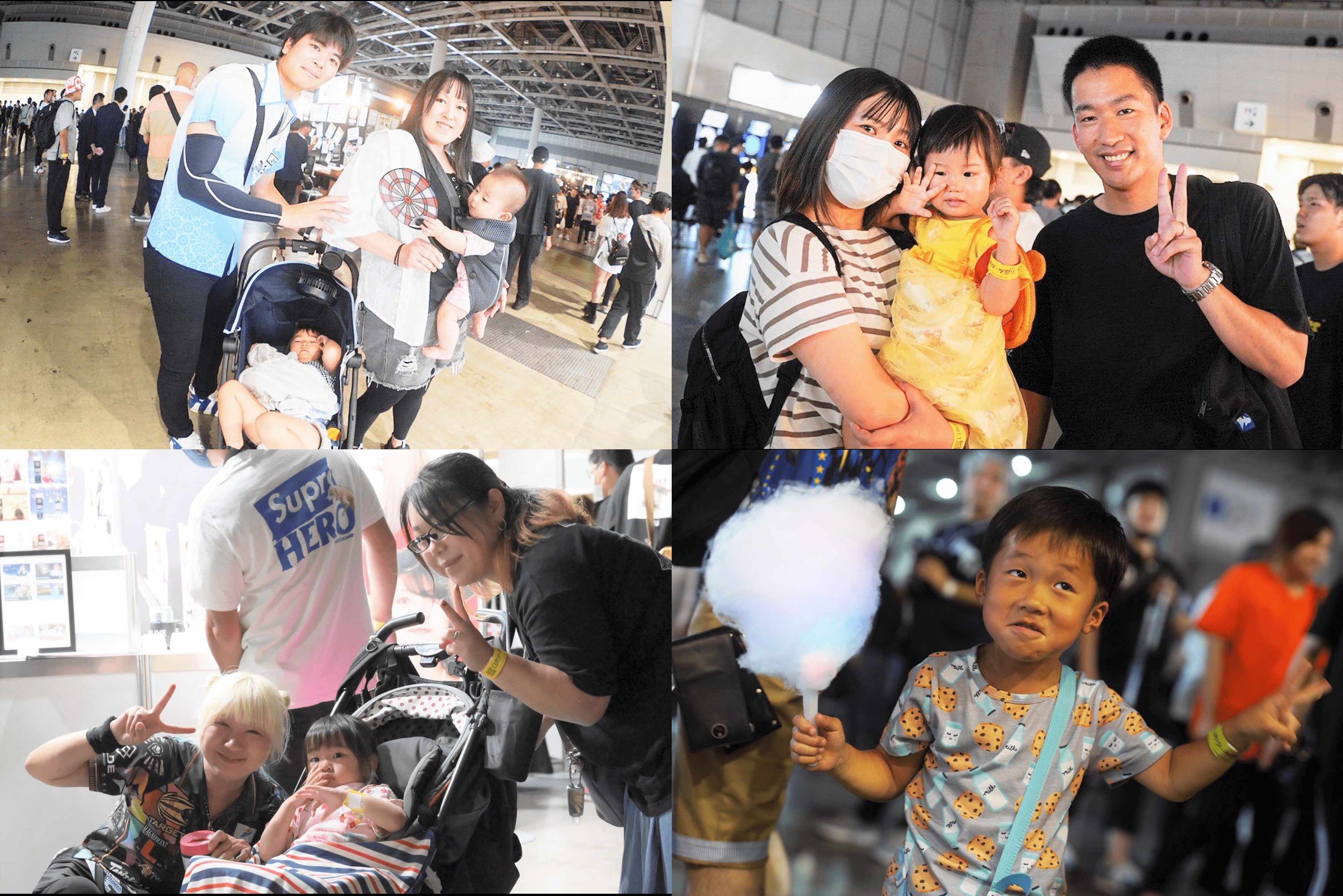 親子やファミリーの来場も例年以上に多かった