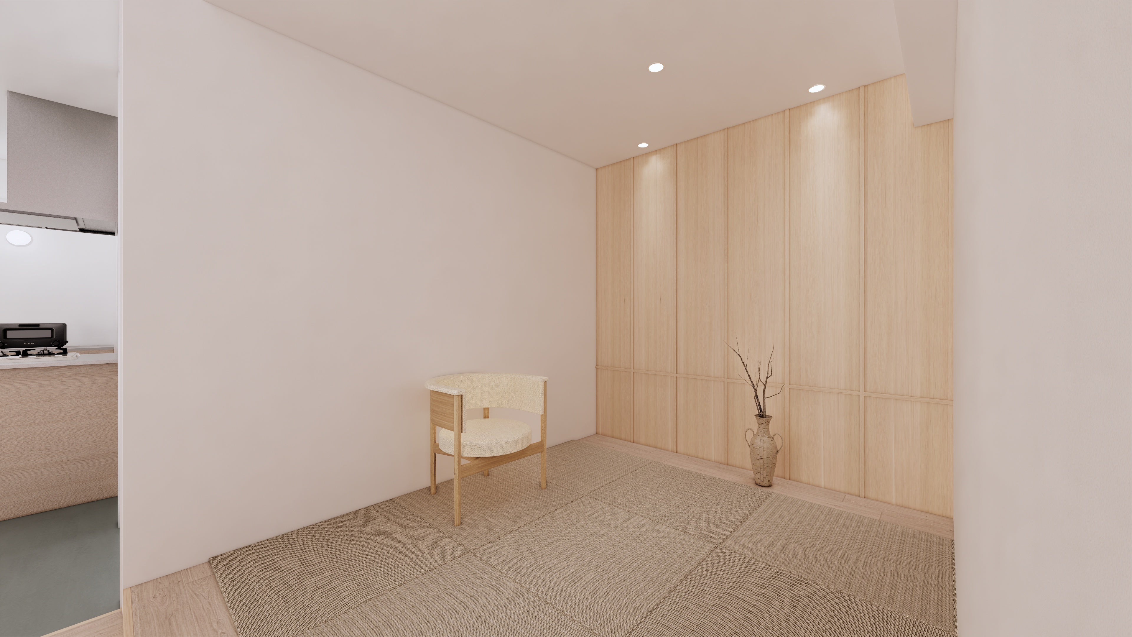 オプションで和室の造作が可能（畳6帖　30万円～）