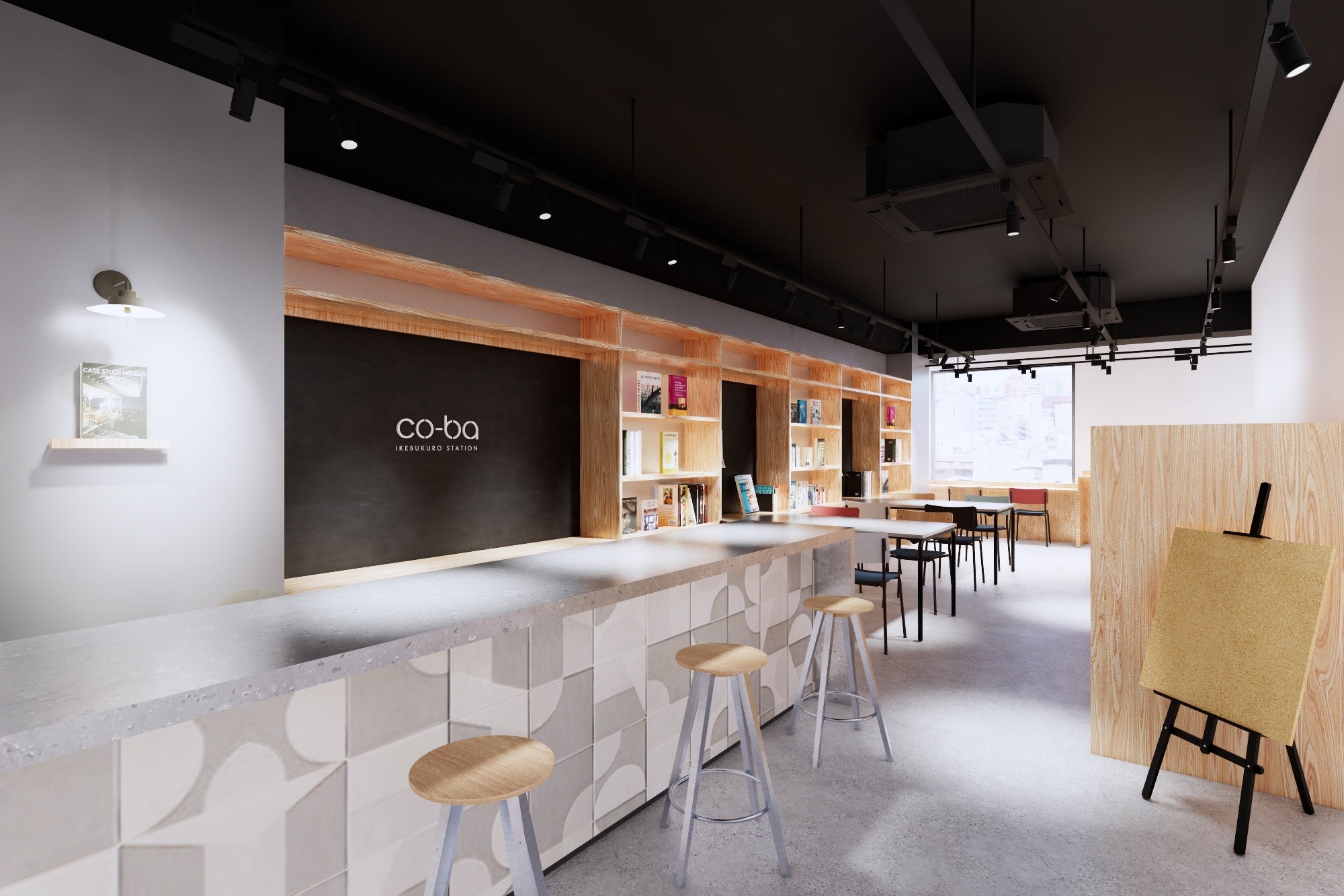 エントランス前カウンタースペース