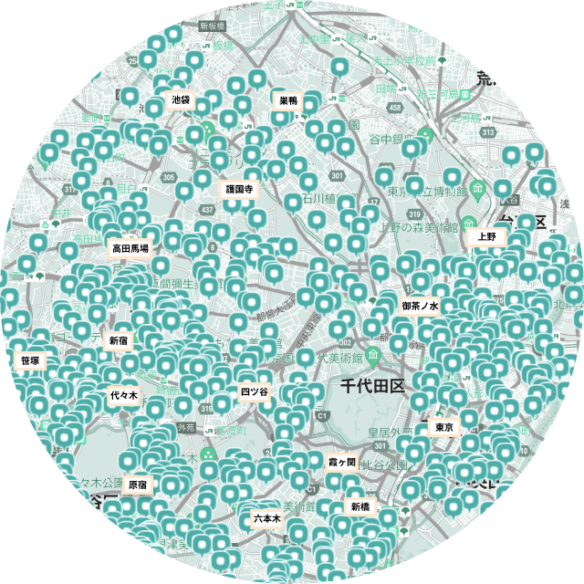 東京のポートマップ