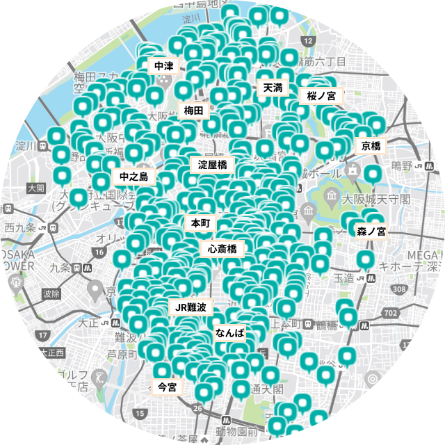 大阪のポートマップ