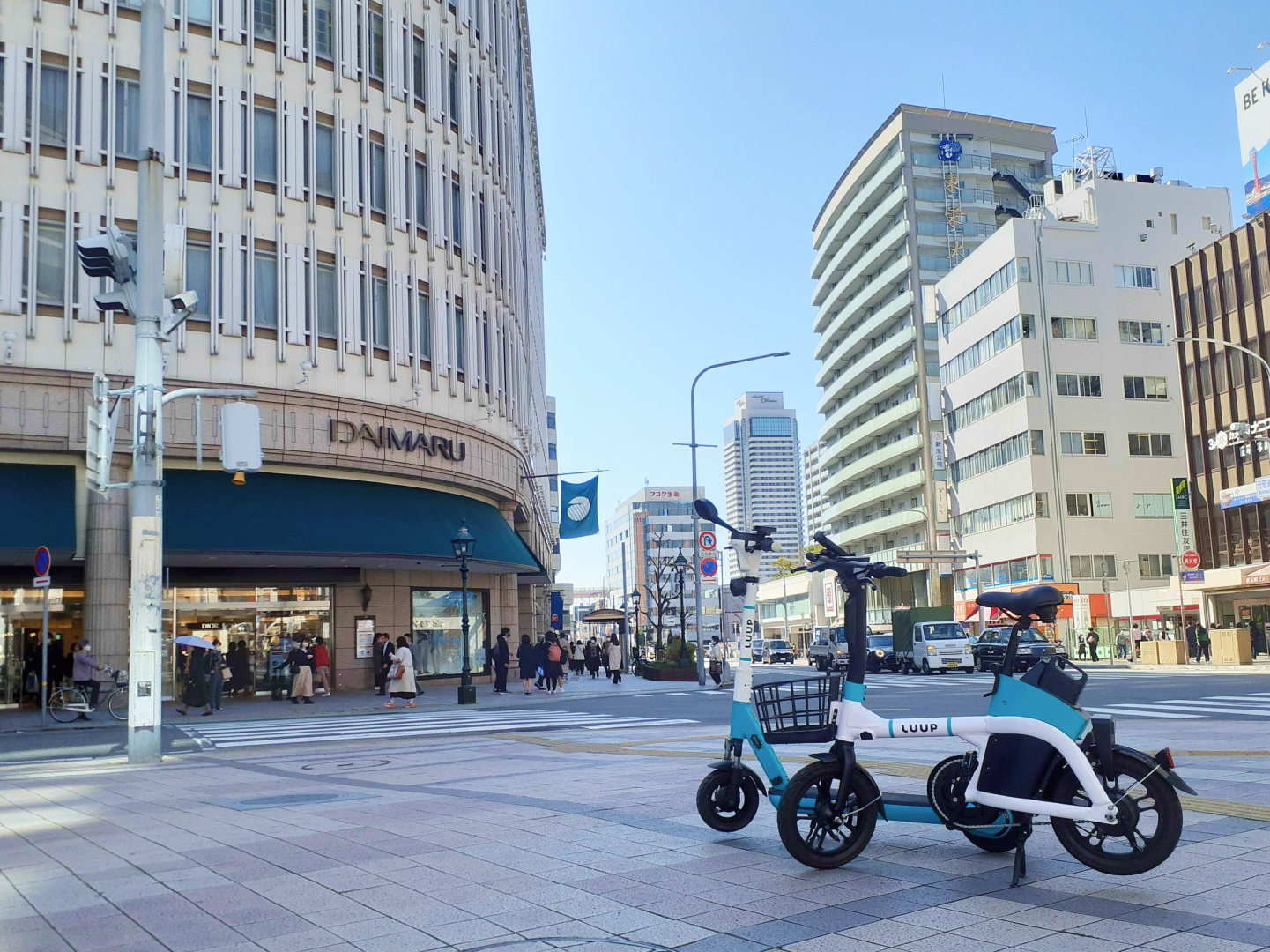 兵庫県初（※）！神戸市で電動マイクロモビリティのシェアリング
