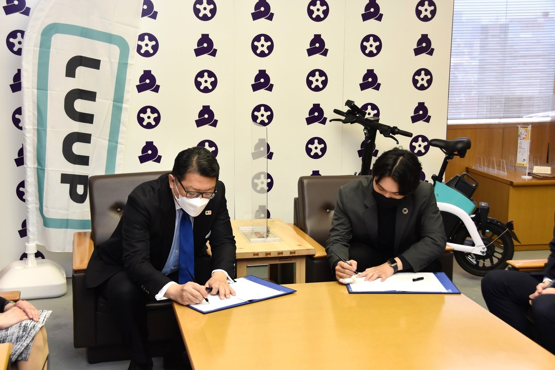 連携協定締結式の様子