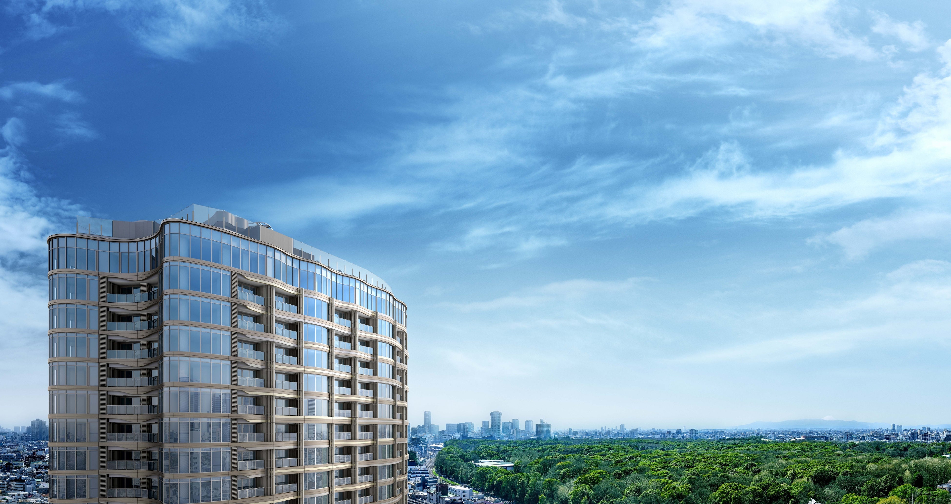 「パークコート神宮北参道 ザ タワー」外観イメージ画像