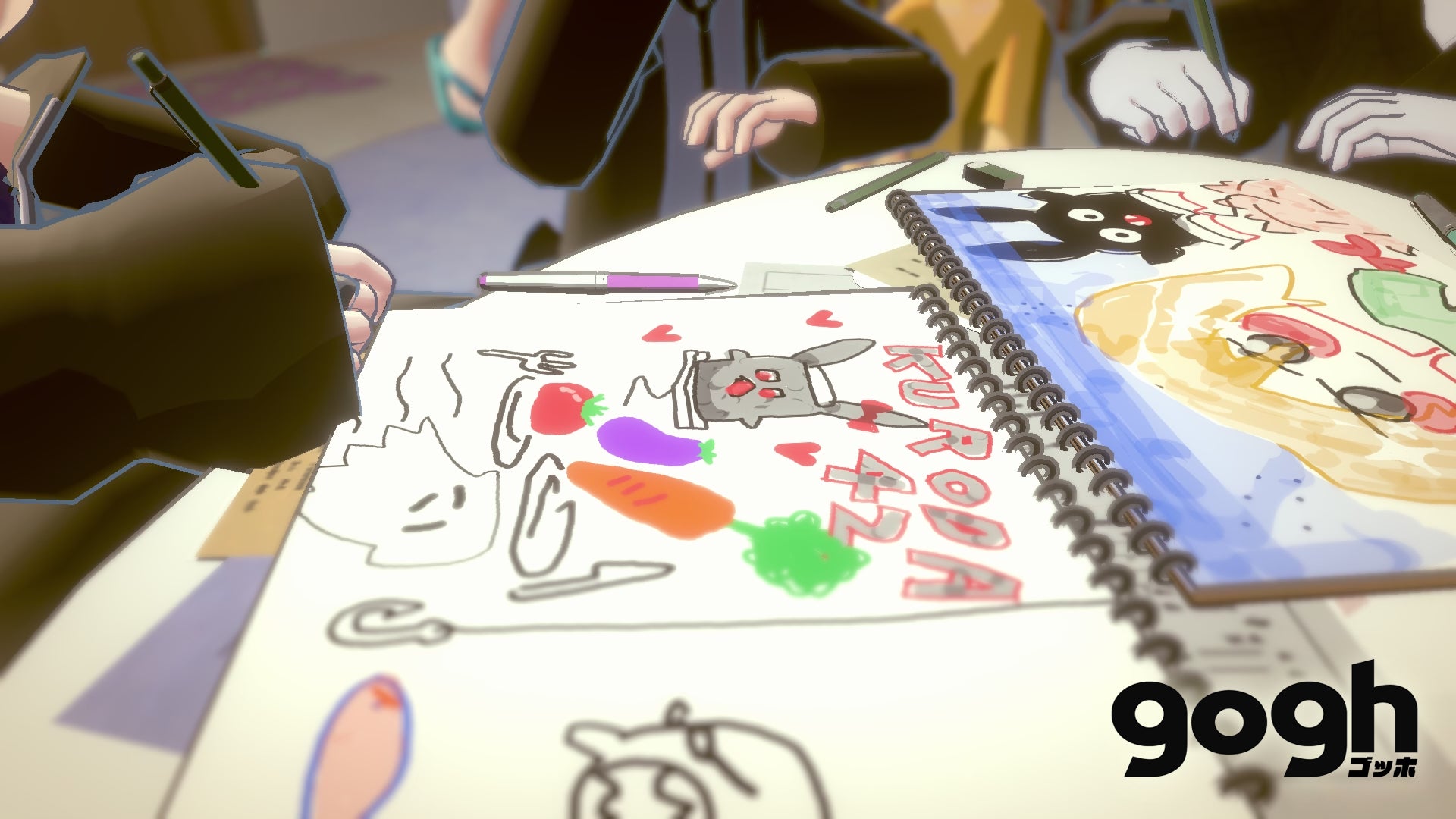 gogh、お絵かきチャット実装!Steam版セール中 gogh、お絵かきチャット実装!Steam版セール中