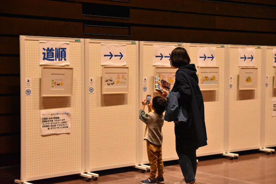 ＜原画展の様子＞