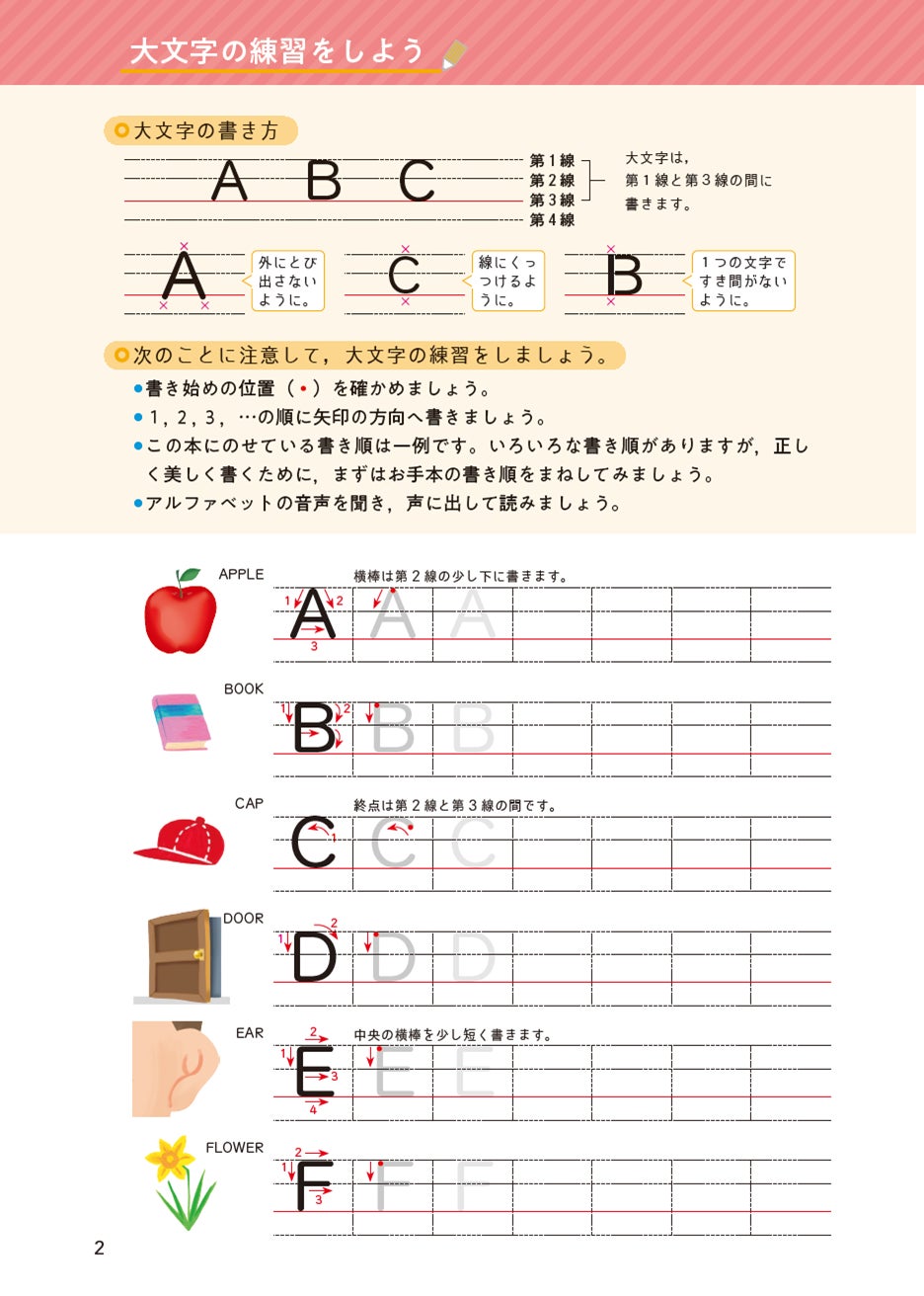 小学生が英語に慣れるきっかけに アルファベットの大文字 小文字 英単語をイラストつきで書いて覚える Qrコードから音声を聞いて学べる種類もある ペンマンシップ ジュニア基本ノート 練習ノート を発売 株式会社増進堂 受験研究社のプレスリリース 小学生が英語に慣れるきっかけに アルファベットの大文字 小文字 英単語をイラストつきで書いて覚える Qrコードから音声を聞いて学べる種類もある ペンマンシップ ジュニア基本ノート 練習ノート を発売 株式会社増進堂 受験研究社のプレスリリース