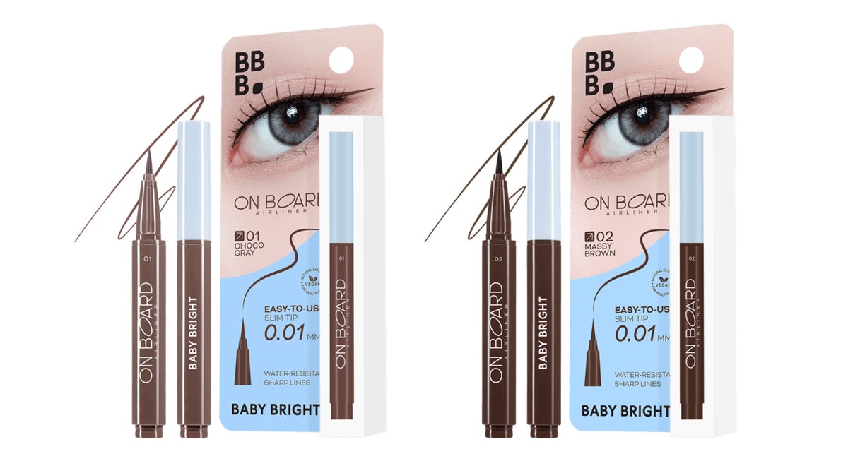旅先でもアイラインは妥協しない!BabyBrightから約0.01mm極細筆のコンパクトなリキッドアイライナー「オンボード アイライナー」が登場