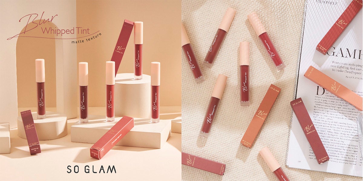 SO GLAM(ソーグラム)「ブラーホイップド リップティント」