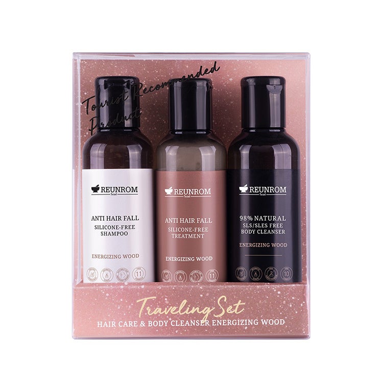 「ボディ&ヘアケア トラベルセット」エナージングウッド