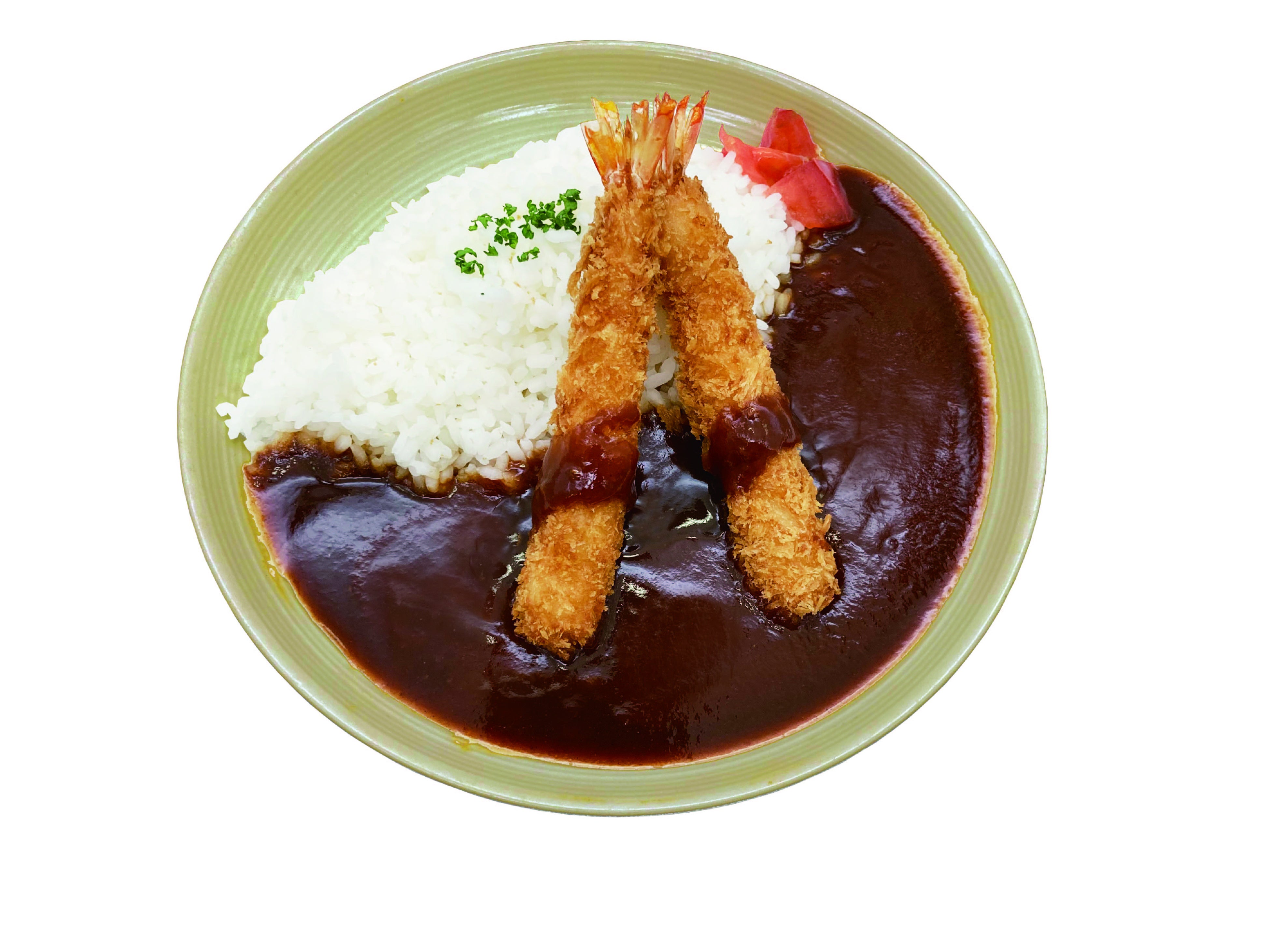 海老フライカレー