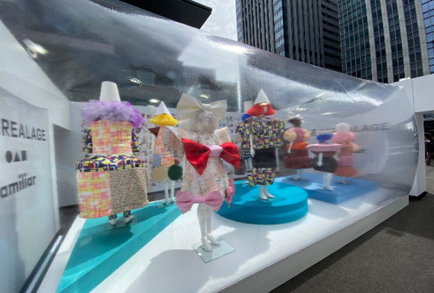 「◯△▢ RE_DESIGN by ANREALAGE × familiar」コレクションルック