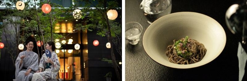 「縁日」イメージ（左）「風鈴蕎麦」イメージ（右）