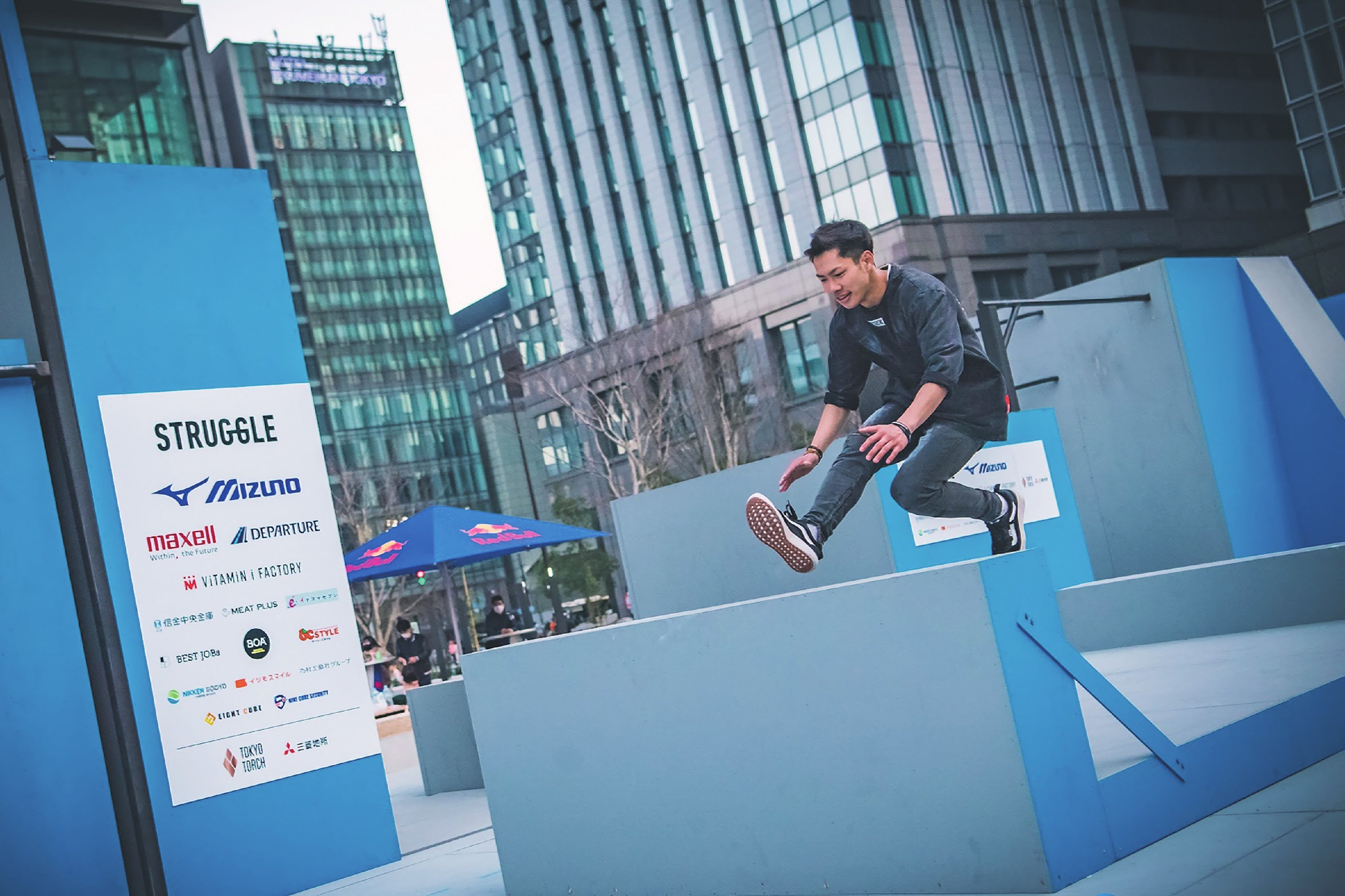 パルクール大会の様子