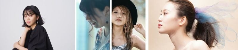山西アカリ、わたなべまき、島田優、近藤佑香（左から順に）