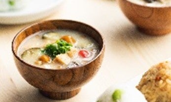 季節食材のお味噌汁