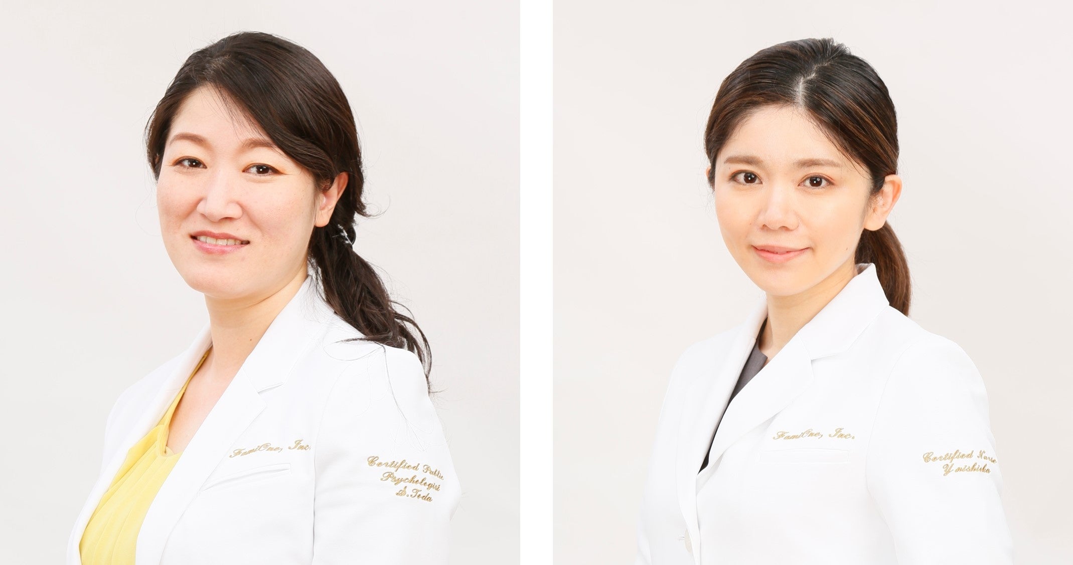 左から：ファミワン 公認心理師・臨床心理士 戸田さやか 氏、ファミワン 不妊症看護認定看護師 西岡有可 氏