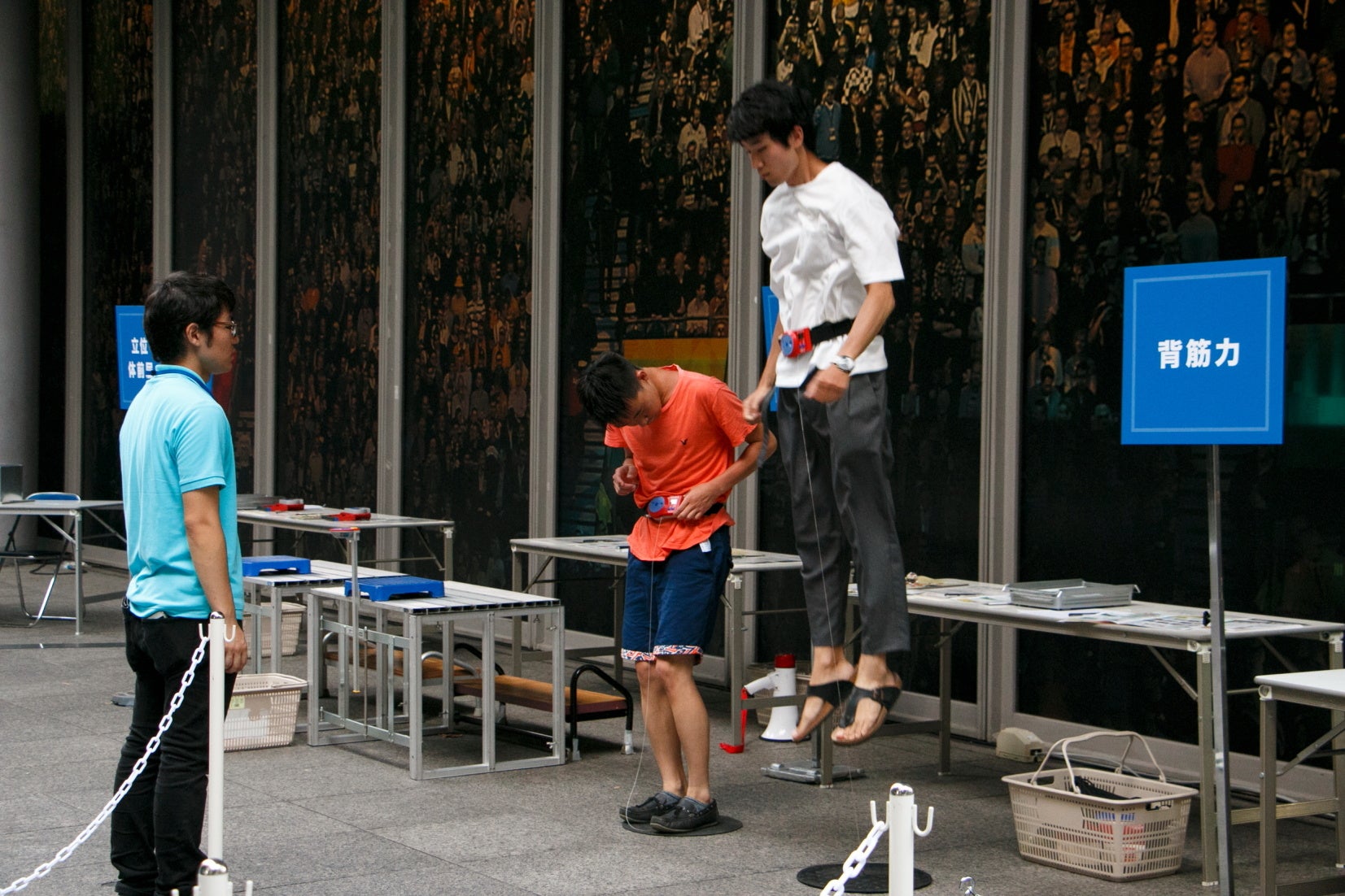 体力測定　過去開催時の様子