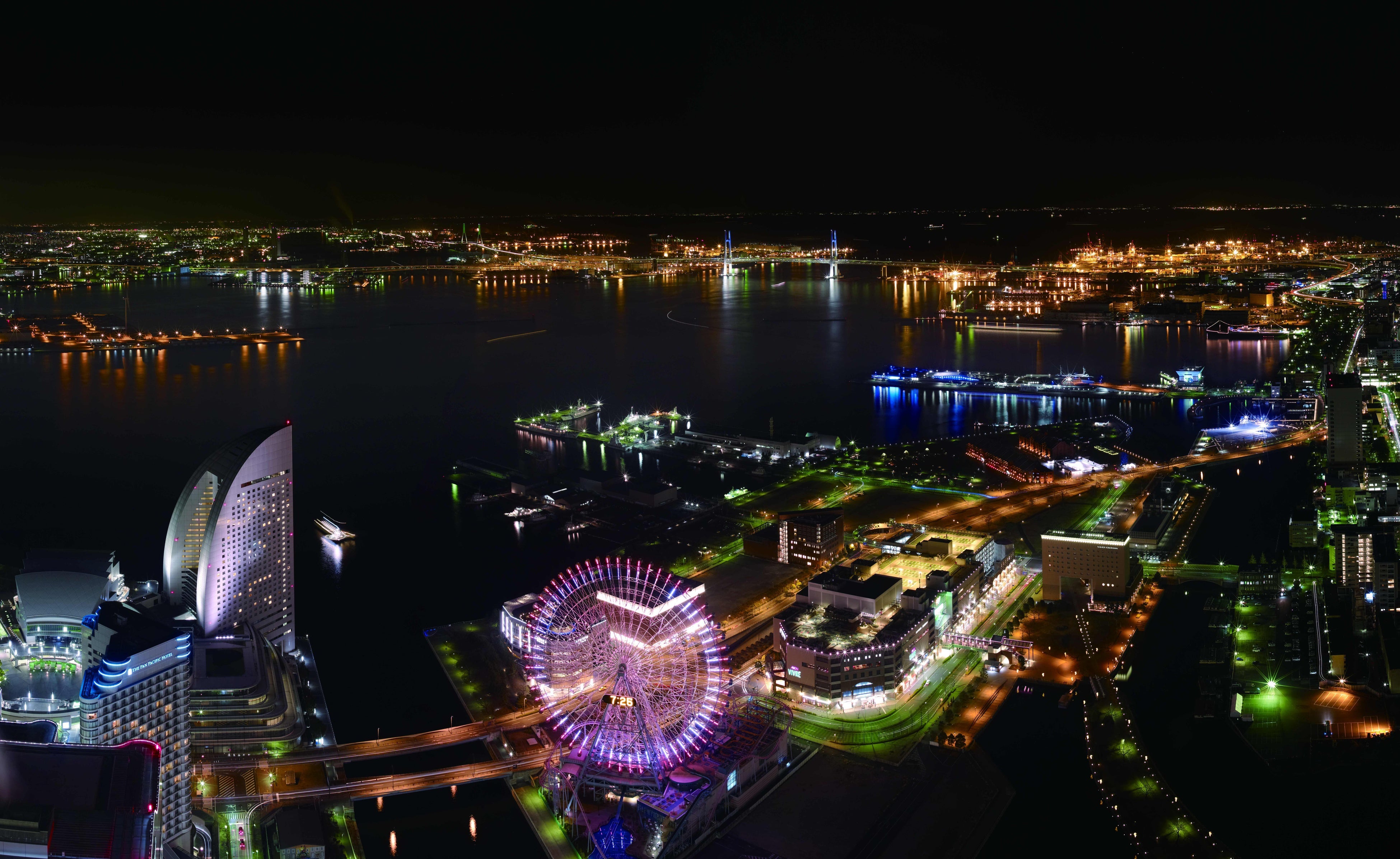 スカイガーデン北東からの眺望(夜景)