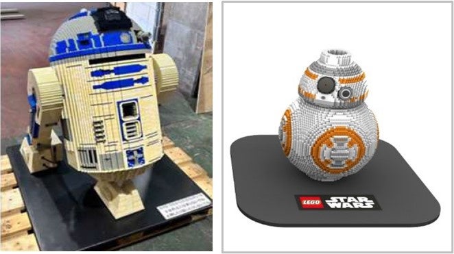 3Dモデルのスター・ウォーズ キャラクター