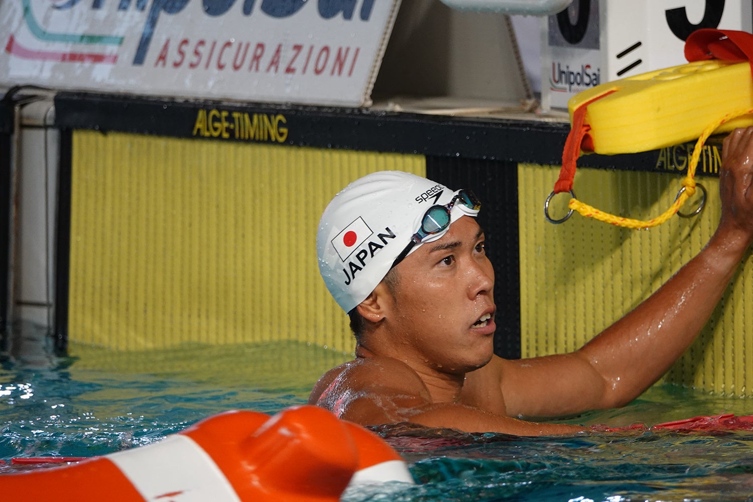 日本新記録（暫定）をマークした西山俊