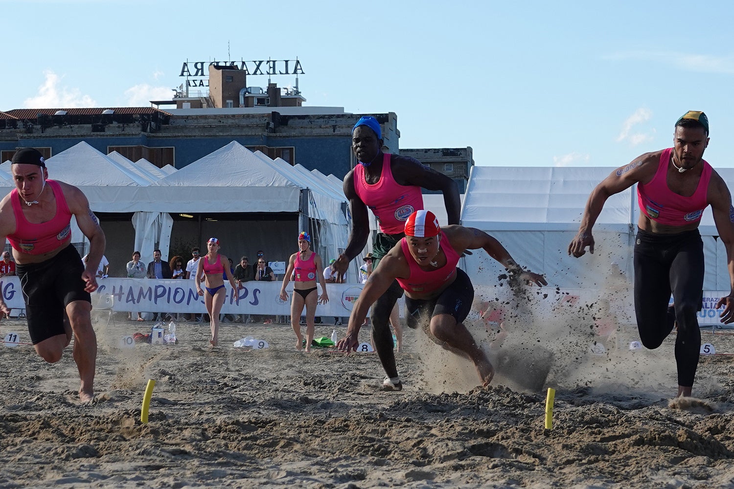 ビーチフラッグス オープン男子4位 嶋津俊哉