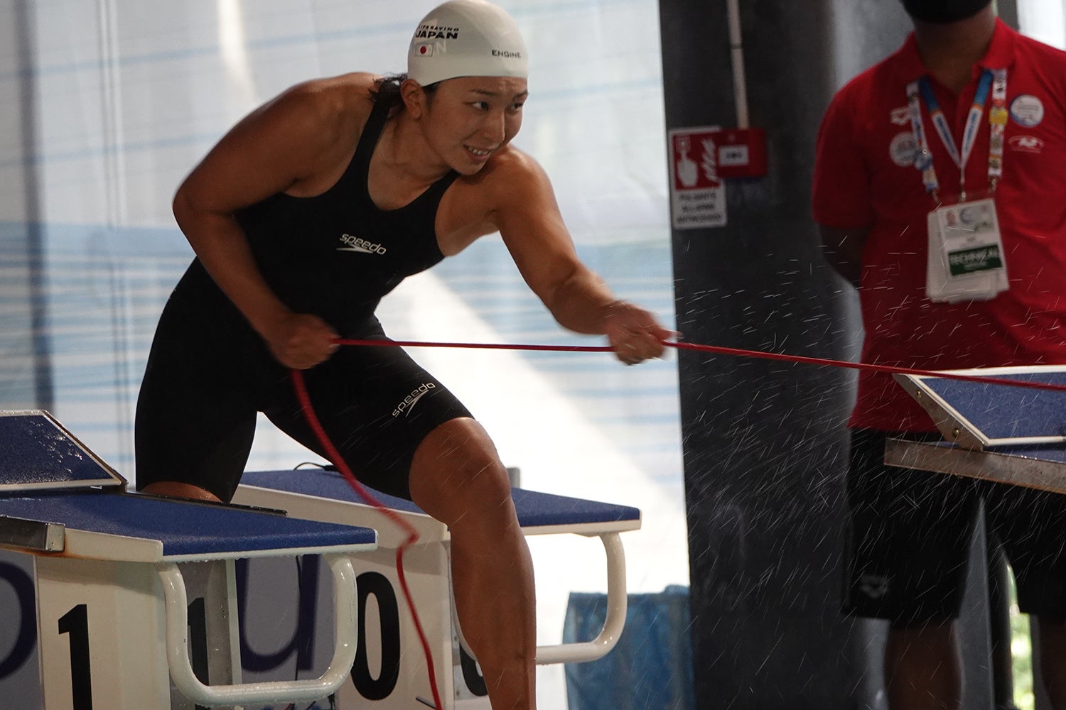 銀メダル ラインスロー 名須川紗綾選手