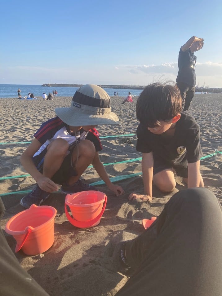 宝石探しの様子