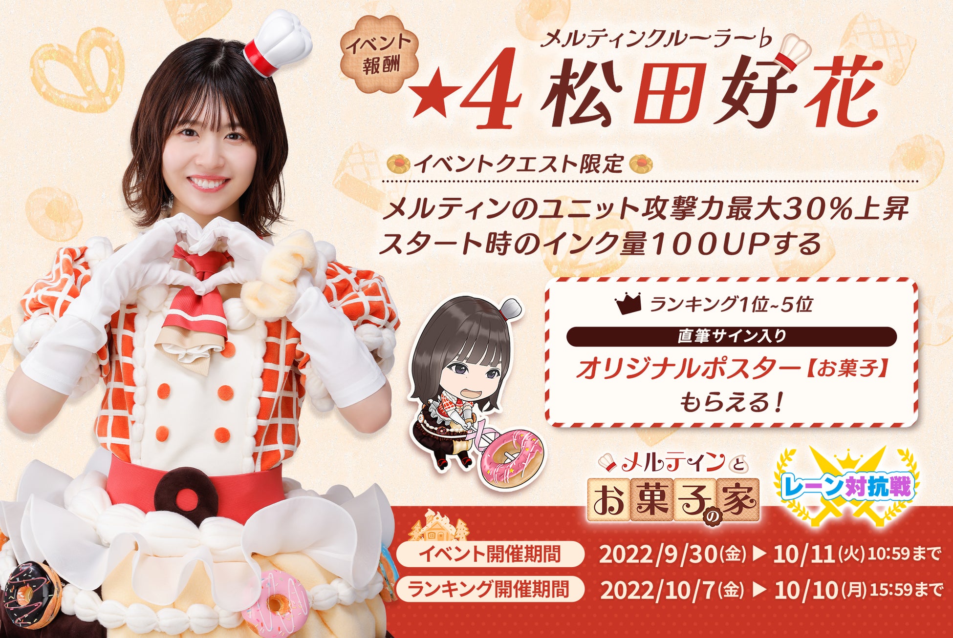 松田好花 直筆サイン入りポストカード&アクリルアートパネル ひな図書 メンバーの直筆サイン入りポスターをゲットしよう!『日向坂46と