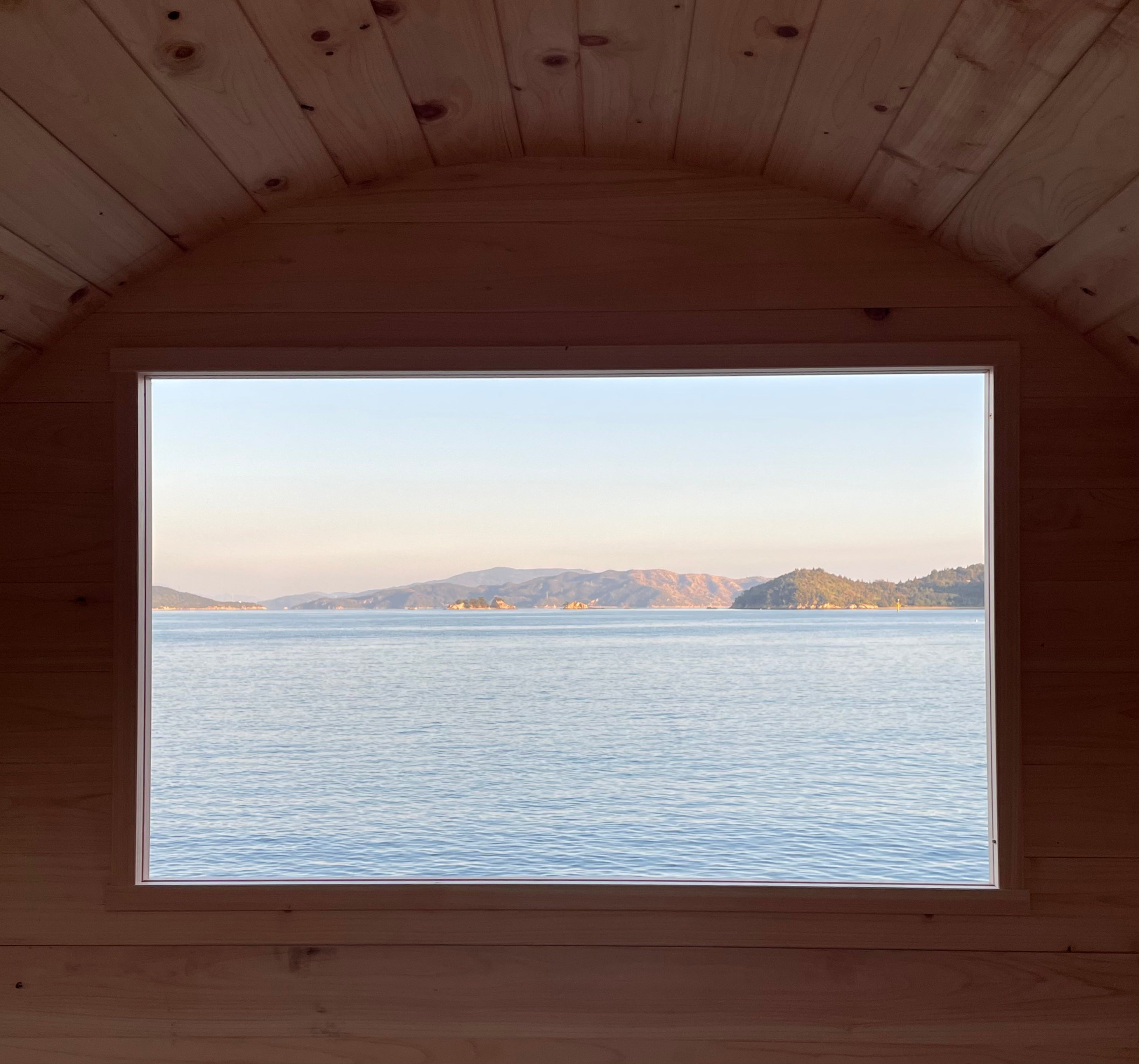 サウナからの風景