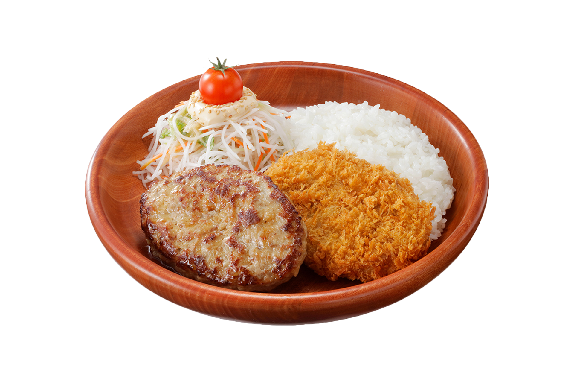 メンチカツ＆ハンバーグディッシュ