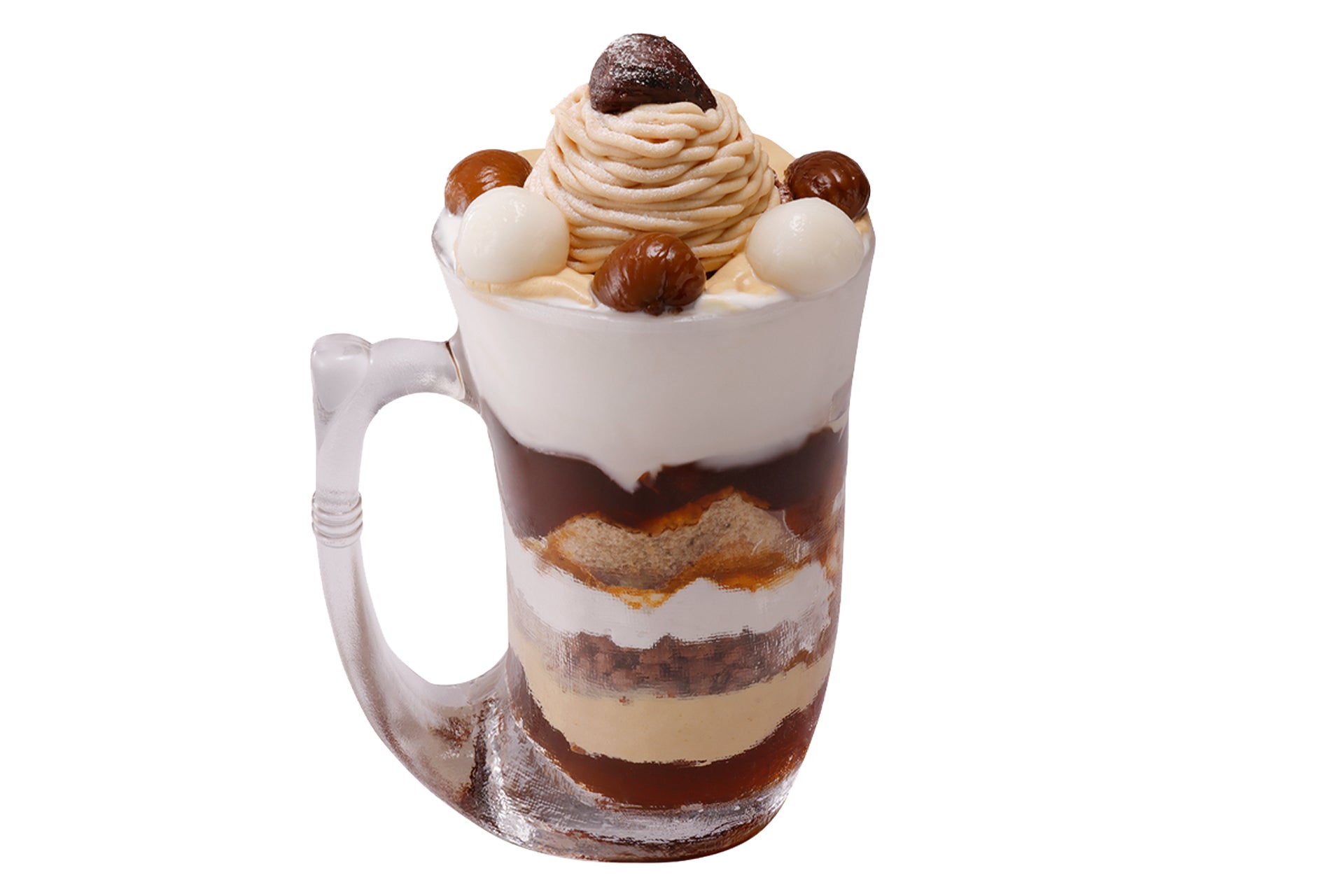 ジョッキパフェ(マロン)